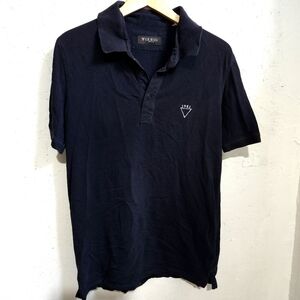 GUESS | Men's Black Polo Shirt